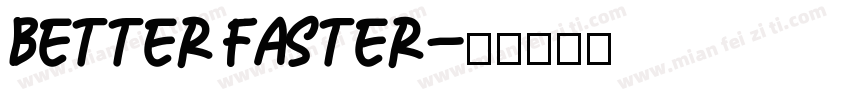 better faster字体转换
